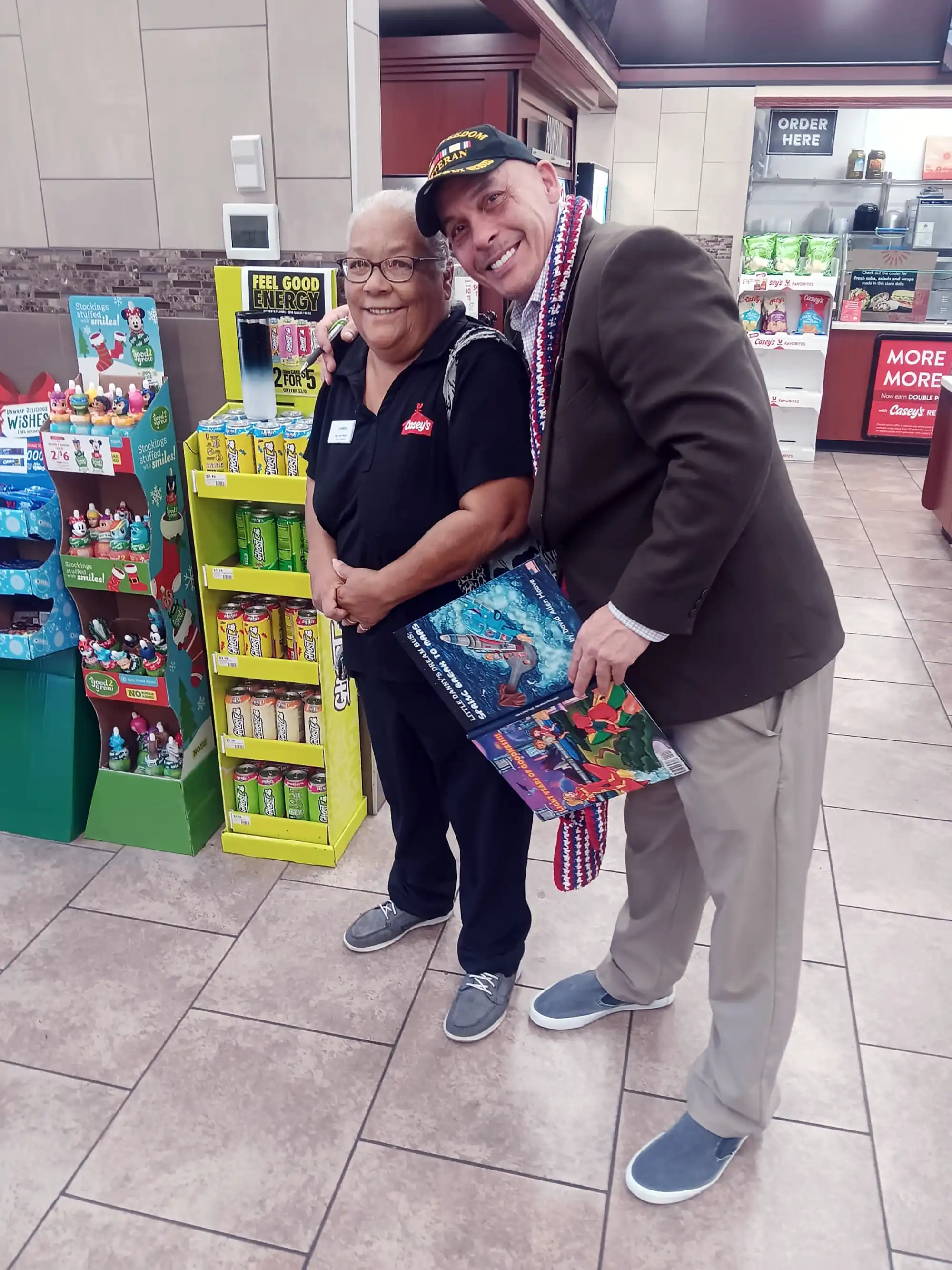 Always a treat for author David Haave to sign a book with loving people, MO, USA.